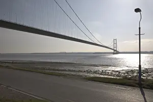 The Humber Bridge. Humber Suspension Bridge Bridge from 1981