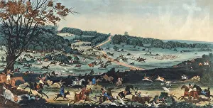 Hunt, Hunting scene, Easter Monday