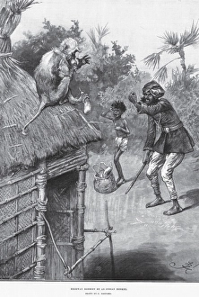Hunting & animal views, highway robbery by an Indian monkey, India, Asia