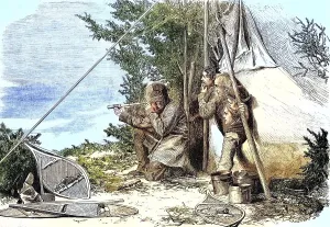 Hunting reindeer, reindeer hunt