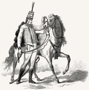 Husar, Illustration, 19. Jahrhundert