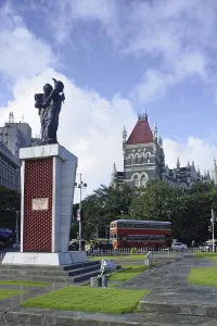 Hutatma chowk, mumbai, maharashtra, india, Asia