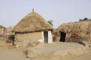 Huts, Sujangarh, Rajasthan, India