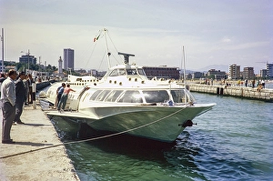 Hydrofoil, Rimini, Adriatic coast, Emilia Romagna region, Italy 1969