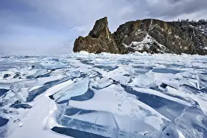 October 2022 Prints: Ice chaos, Lake Baikal, Olkhon Island
