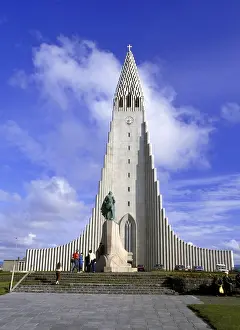 Iceland, Reykjavik, Cathedral, Church