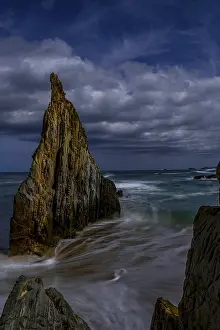 The iconic rock at Playa de Mexota