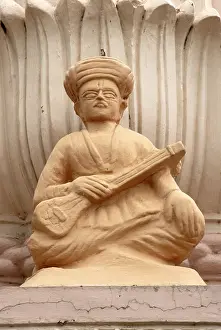 Idol of Saint Tukaram great poet of Marathi in temple at Shaniwarwada