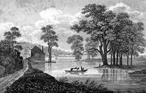 Idyllic river landscape near Albany
