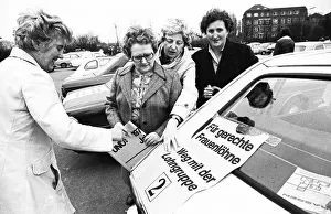 The IG Metall union used a motorcade to promote its demands for higher wages