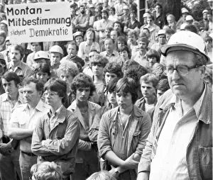 IG Metall warning strike at Hoesch AG Westfalenhuette to preserve co-determination on 29