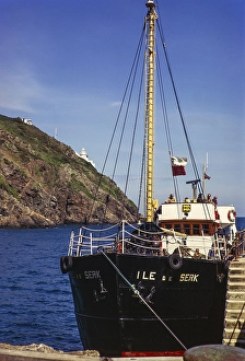 Ile de Serk Schiffsfaehre, Sark, Guernsey, Kanalinseln, Grossbritannien, Juni 1974, Europe