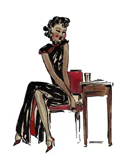 Illustration by the Austrian artist Friedrich Schiff