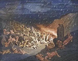 Illustration by Gustave Dore (1832-1883) for Dante's Inferno