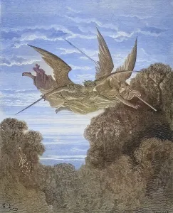 Illustration by Gustave Dore (1832-1883) for Paradise Lost