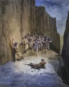 Illustration by Gustave Dore (1832-1883) for Purgatory by Dante Alighieri Canto