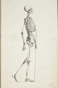 Illustration of a human skeleton