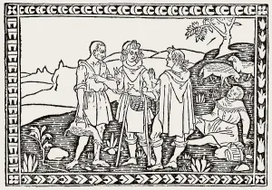 Illustration from „La Giostra di Giuliano de Medici by Angelo Poliziano
