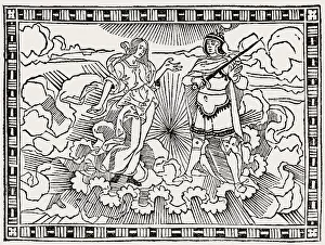 Illustration from „La Giostra di Giuliano de Medici by Angelo Poliziano
