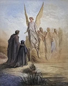 Illustration for Purgatorio by Dante Alighieri Canto