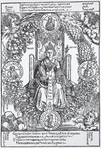Illustration to the Quatuor libri amorum by Celtes