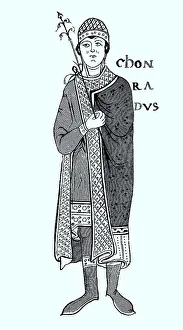 Illustration of the young Conrad