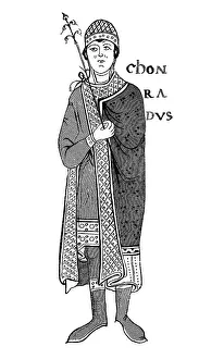 Illustration of the young Konrad