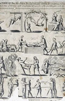 Illustrations from an early edition of Foxe's Book of Martyrs