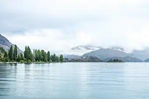 An image of an impression of Lake Pukaki in New Zealand