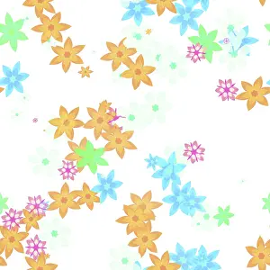 An image of a nice seamless flower background