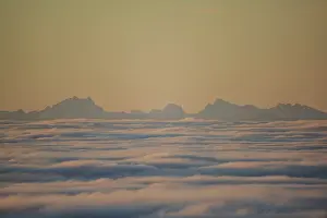 The image shows the peaks of Watzmann