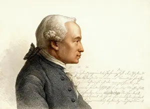 Immanuel Kant, 1724 - 1804, German philosopher of the Enlightenment