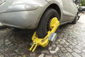 Immobiliser, police parking claw