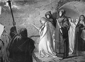 Immurement of a nun, Special case of being buried alive