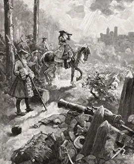 The Imperial army led by Prince Eugen defeats the Turkish army led by Chalil Pascha