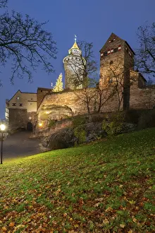 Imperial Castle, Blue Hour, Nuremberg