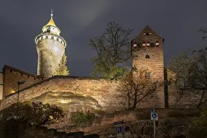 Imperial Castle, Blue Hour, Nuremberg