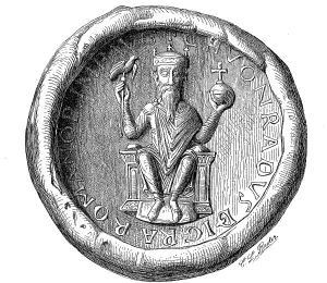 The imperial seal of Konrad II