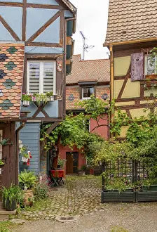 Impression of Turckheim, commune in the Haut-Rhin department in Grand Est in north-eastern France