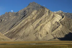 Impressive cliff in the Zanskar Mountains of the Himalayas