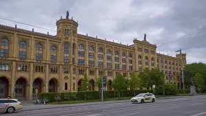 Impressive large building with decorative towers