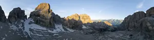 Impressive mountain peaks of the Brenta Mountains