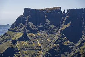 Impressive mountains and cliffs of the Drakensberg Mountains