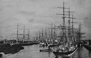 Indiahafen harbour, Hamburg, Germany