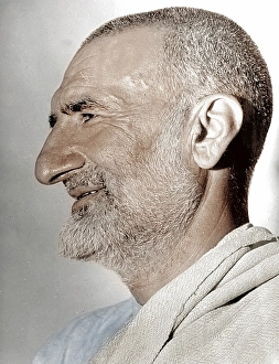Indian freedom fighter, khan abdul ghaffar khan, india, asia, 1946