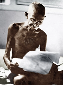 Indian freedom fighters, mahatma gandhi, mani bhavan, mumbai, india, asia, 1929