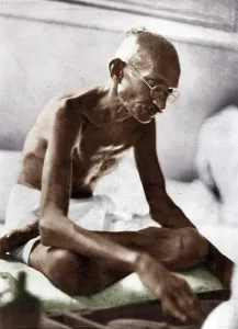 Indian freedom fighters, mahatma gandhi, mani bhavan, mumbai, india, asia, 1929