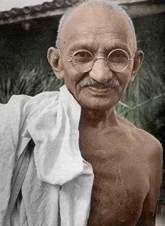 Indian freedom fighters, mahatma gandhi, india, asia, 1931