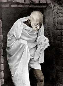 Indian freedom fighters, mahatma gandhi bihar, india, asia, 1947