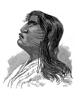 Indians, here a man from the Anti tribe